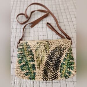 Tropical Crossbody or clutch purse